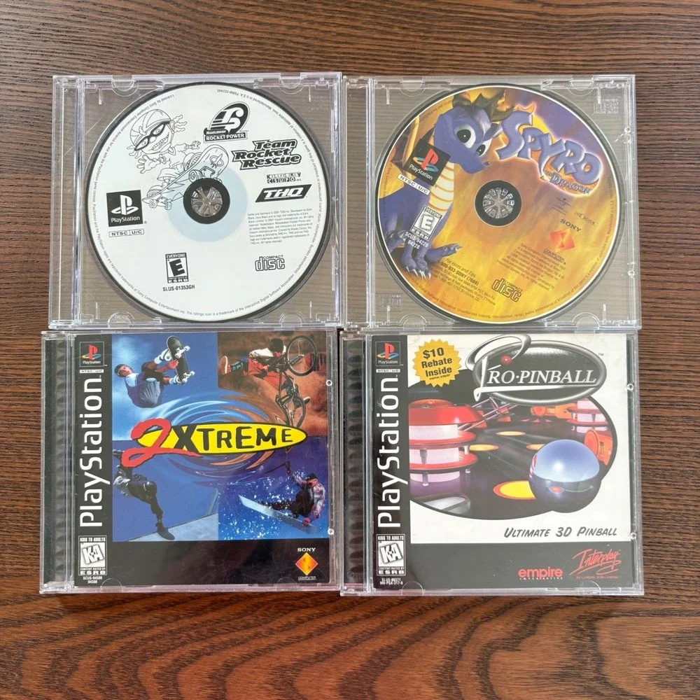 Sony PlayStation 1 PS1 Video Game Lot 12 Games Spyro Driver 2 Madden Good Bundle